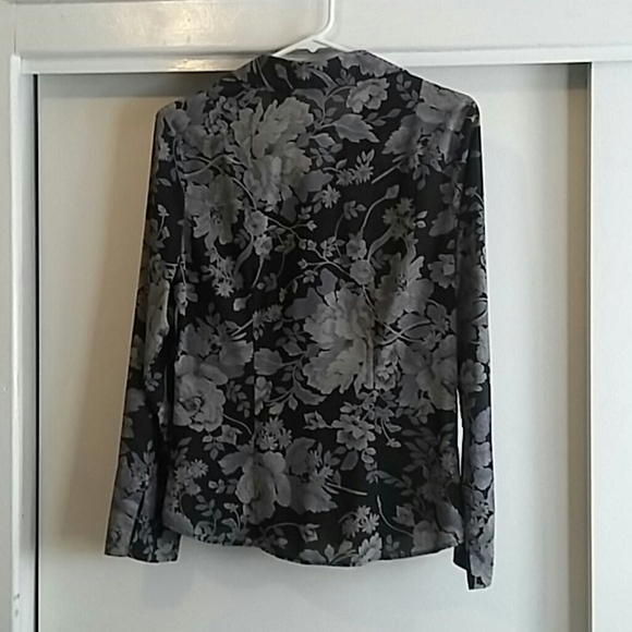 Vintage GAP Stretch Floral Button Down S - Picture 7 of 8